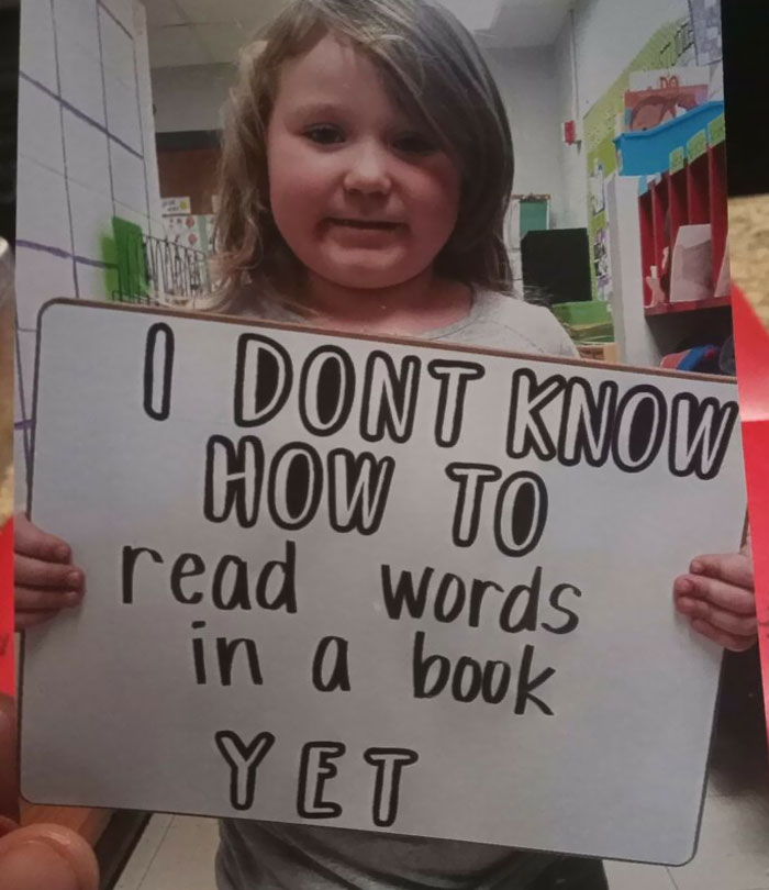 Her Teacher Sent This Picture Home. The Little Girl Is 5. Does This Teacher Thinks This Is Ok?