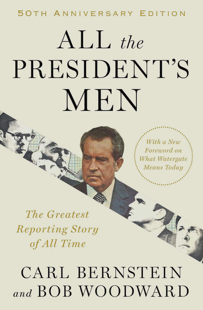 All The President’s Men By Bob Woodward And Carl Bernstein book cover 