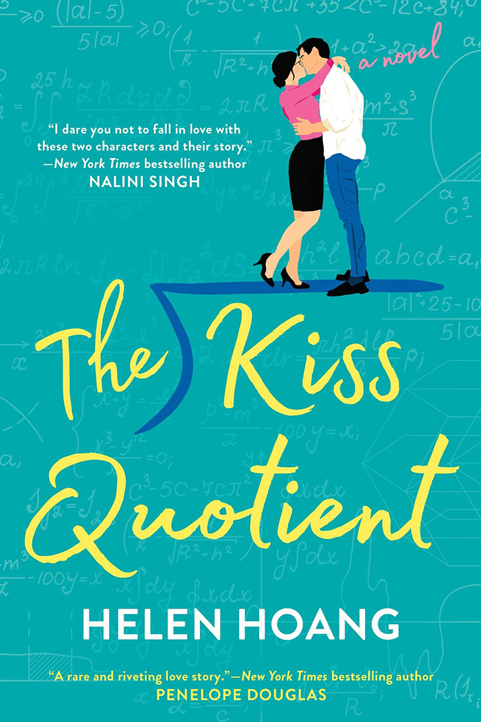 Book cover of The Kiss Quotient by Helen Hoang