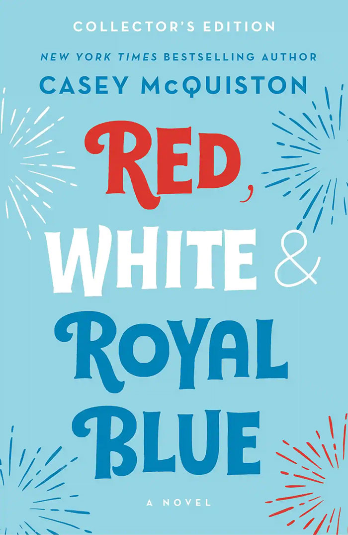 Book cover of Red, White & Royal Blue by Casey McQuiston