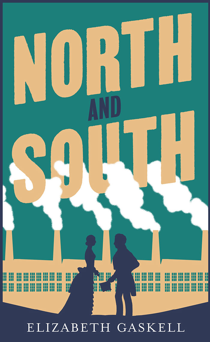 Book cover of North and South by Elizabeth Gaskell