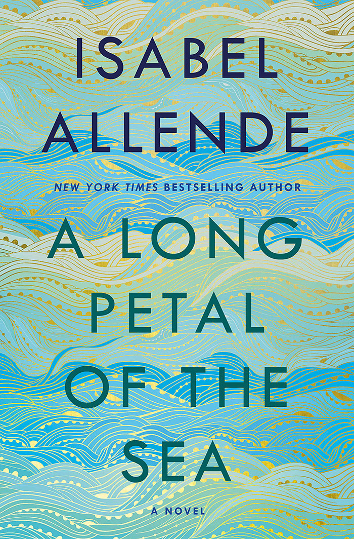 Book cover of A Long Petal of the Sea by Isabel Allende