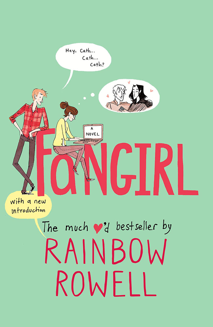 Book cover of Fangirl by Rainbow Rowell