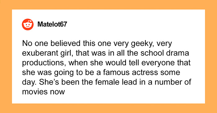 30 People Reveal The Most Surprising Transformations They’ve Seen From Former Classmates At High School Reunions