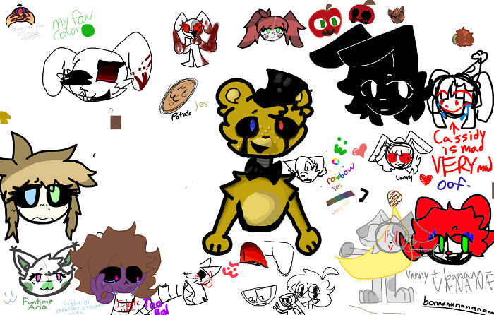 Me And Some Friends Just Doing Some Random Drawing Together