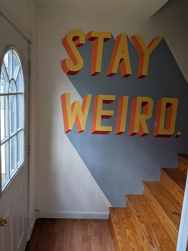 Thia Mural On The Wall Of Our Rental. We Actually Love It, But It Confuses People.