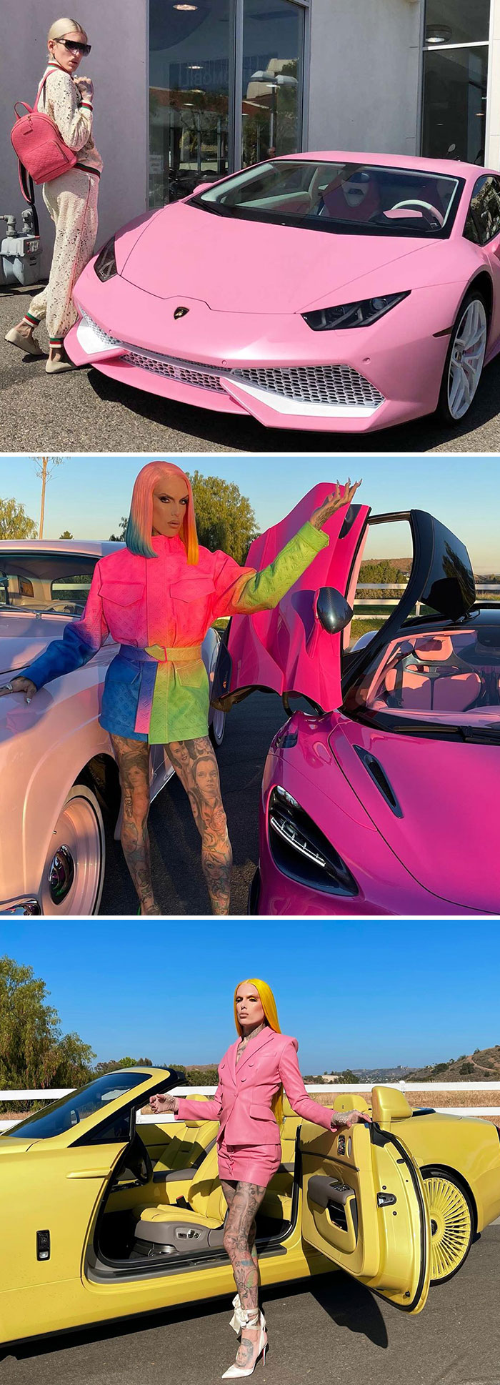 Jeffree Star And His Car Collection