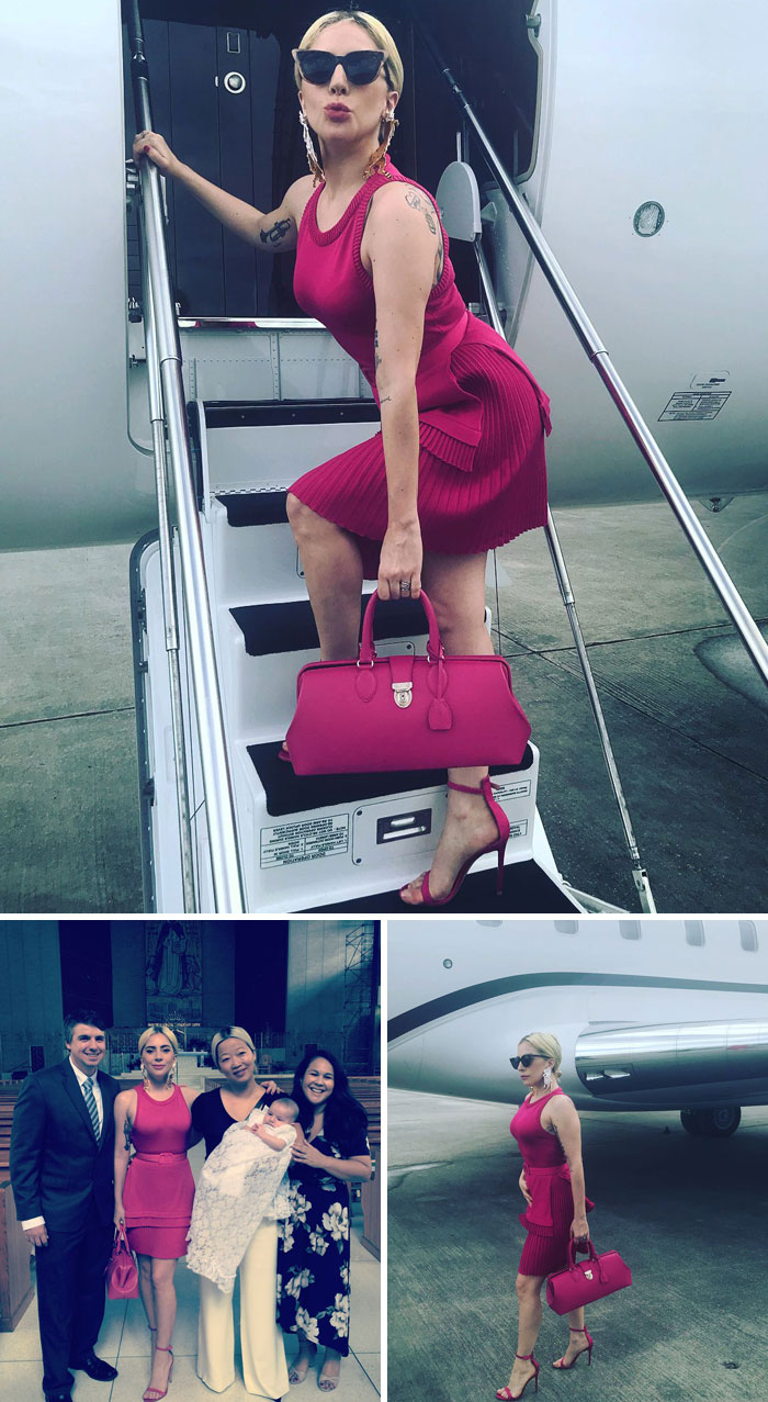 Lady Gaga Takes A Private Jet To Catch The Christening Of Her Best Girlfriend's First Baby