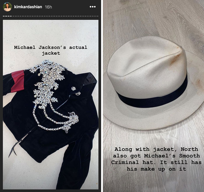 Kim Kardashian Bought Her Daughter North West Michael Jackson's Jacket And His Smooth Criminal Hat