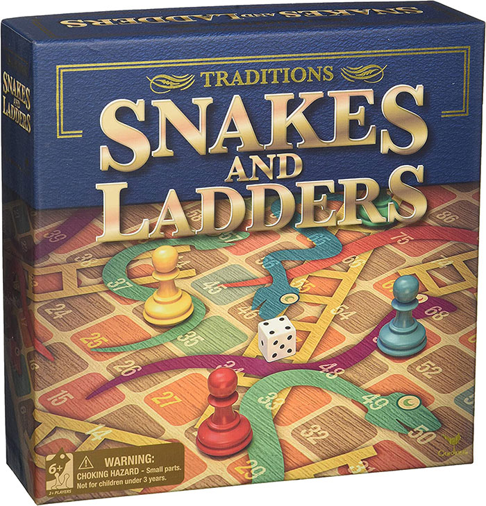 Picture of Snakes and Ladders game box