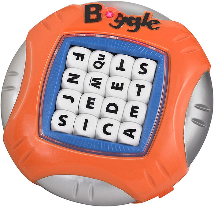 Picture of Boggle game