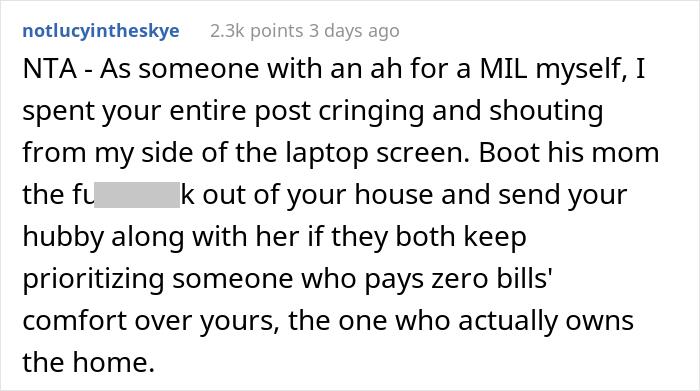 Mother-In-Law Wants To Sleep In Couple's Bed, Can't Take 'No' For An Answer And Starts Marital Drama Mother-In-Law Wants To Sleep In Couple's Bed, Can't Take 'No' For An Answer And Starts Marital Drama