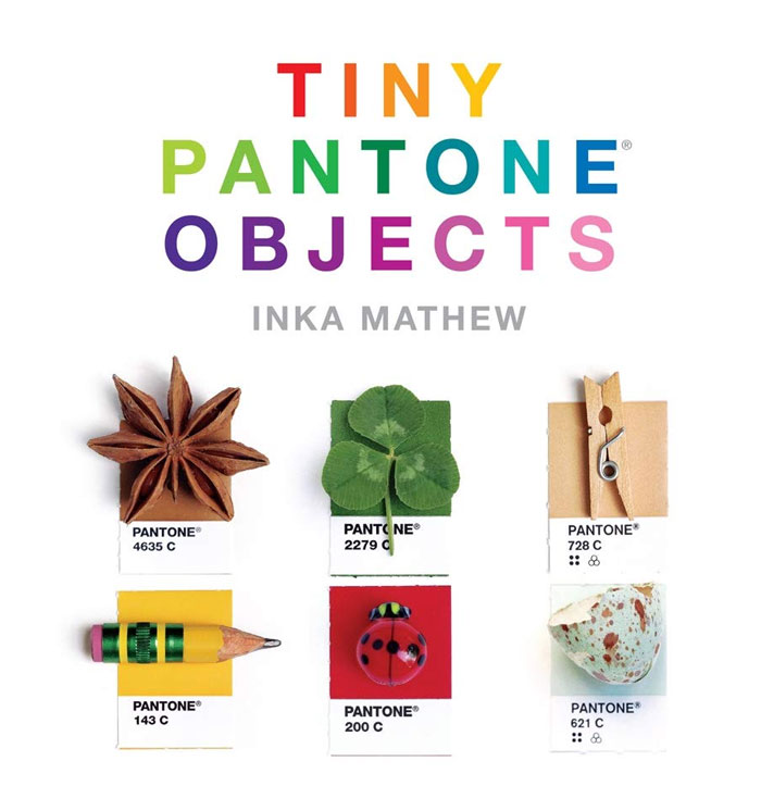 Book cover for "Tiny Pantone Objects" 