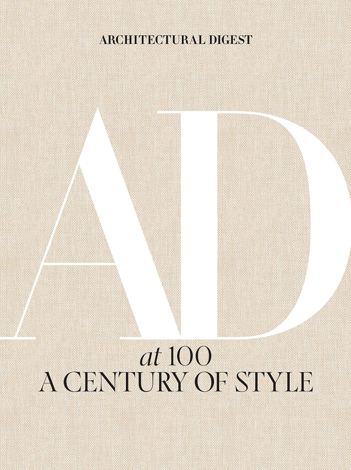 Book cover for "Architectural Digest At 100: A Century Of Style" 