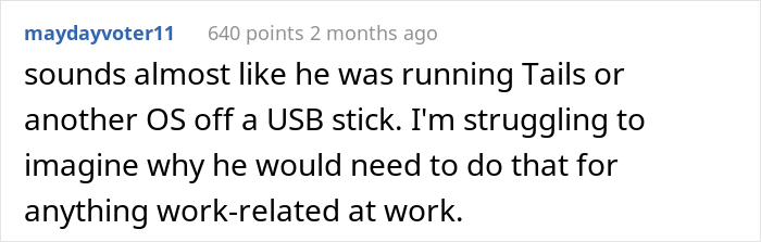 Management Brushes Off This Guy’s Concerns About A Certain Employee, So He Places Every Possible Restriction On His Computer