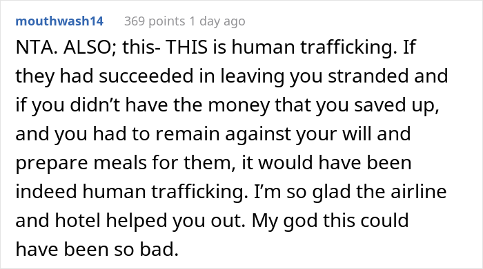 “AITA? I Went On Vacation With My Friend And Her Family, They Kicked Me Out So I Got My Own Room And Stayed On” “AITA? I Went On Vacation With My Friend And Her Family, They Kicked Me Out So I Got My Own Room And Stayed On”