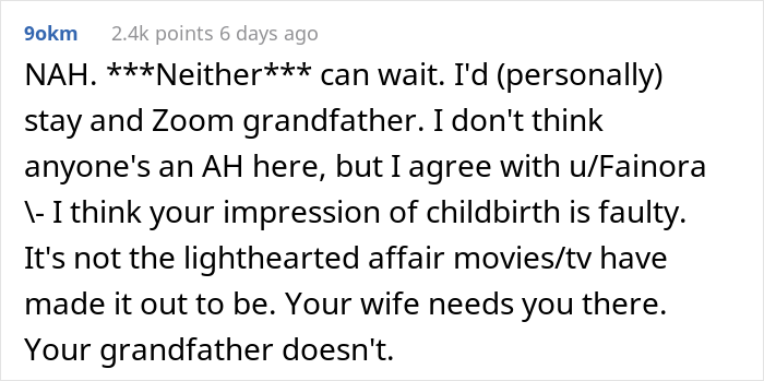 "Am I The Jerk For Wanting To Go Somewhere While My Wife Is Almost Due?" "Am I The Jerk For Wanting To Go Somewhere While My Wife Is Almost Due?"
