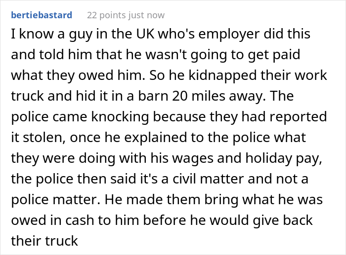 Bosses Mishandle Employee’s Notice, He Gets Pro Revenge By Forcing Them To Collect The Company’s Truck Before It’s Towed Away