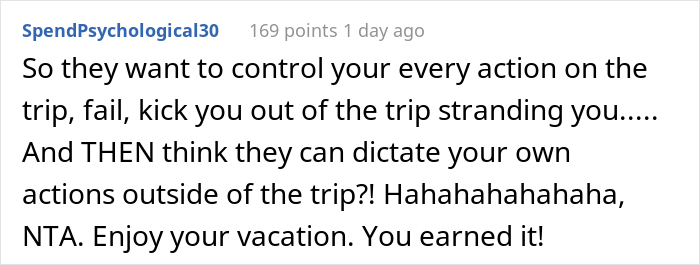 “AITA? I Went On Vacation With My Friend And Her Family, They Kicked Me Out So I Got My Own Room And Stayed On” “AITA? I Went On Vacation With My Friend And Her Family, They Kicked Me Out So I Got My Own Room And Stayed On”