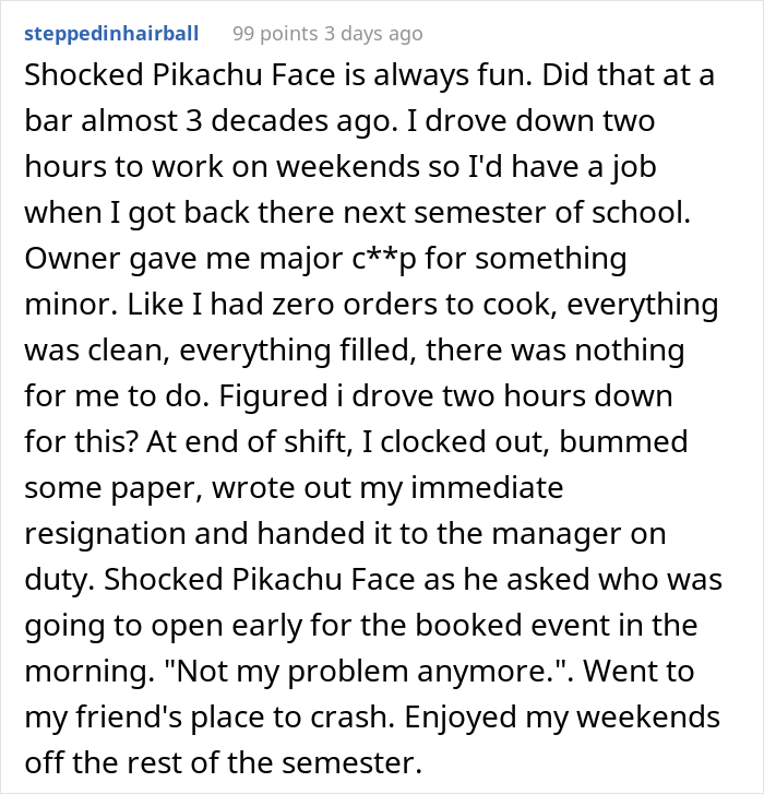 New Manager “Asks For The Resignation Of Anyone Who Doesn't Believe Her Way Will Work By 5 PM The Next Day”, Sales Rep Team Resigns On The Spot New Manager “Asks For The Resignation Of Anyone Who Doesn't Believe Her Way Will Work By 5 PM The Next Day”, Sales Rep Team Resigns On The Spot