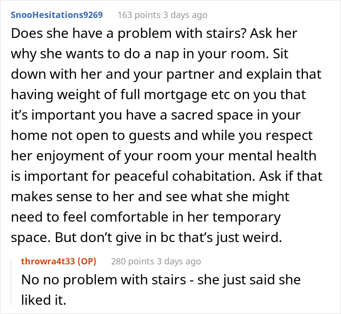Mother-In-Law Wants To Sleep In Couple's Bed, Can't Take 'No' For An Answer And Starts Marital Drama Mother-In-Law Wants To Sleep In Couple's Bed, Can't Take 'No' For An Answer And Starts Marital Drama