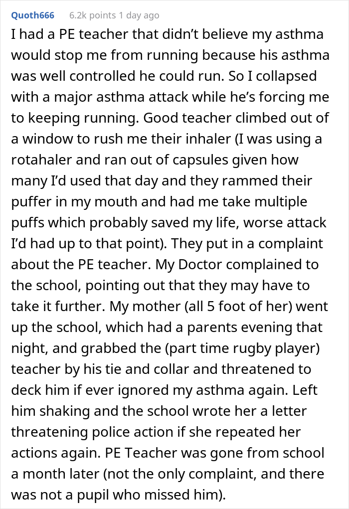 Mom Is Tired Of Calls From School Demanding She Bring Her Daughter To Class Because They Don't Believe She's Actually Sick, So She Maliciously Complies Mom Is Tired Of Calls From School Demanding She Bring Her Daughter To Class Because They Don't Believe She's Actually Sick, So She Maliciously Complies