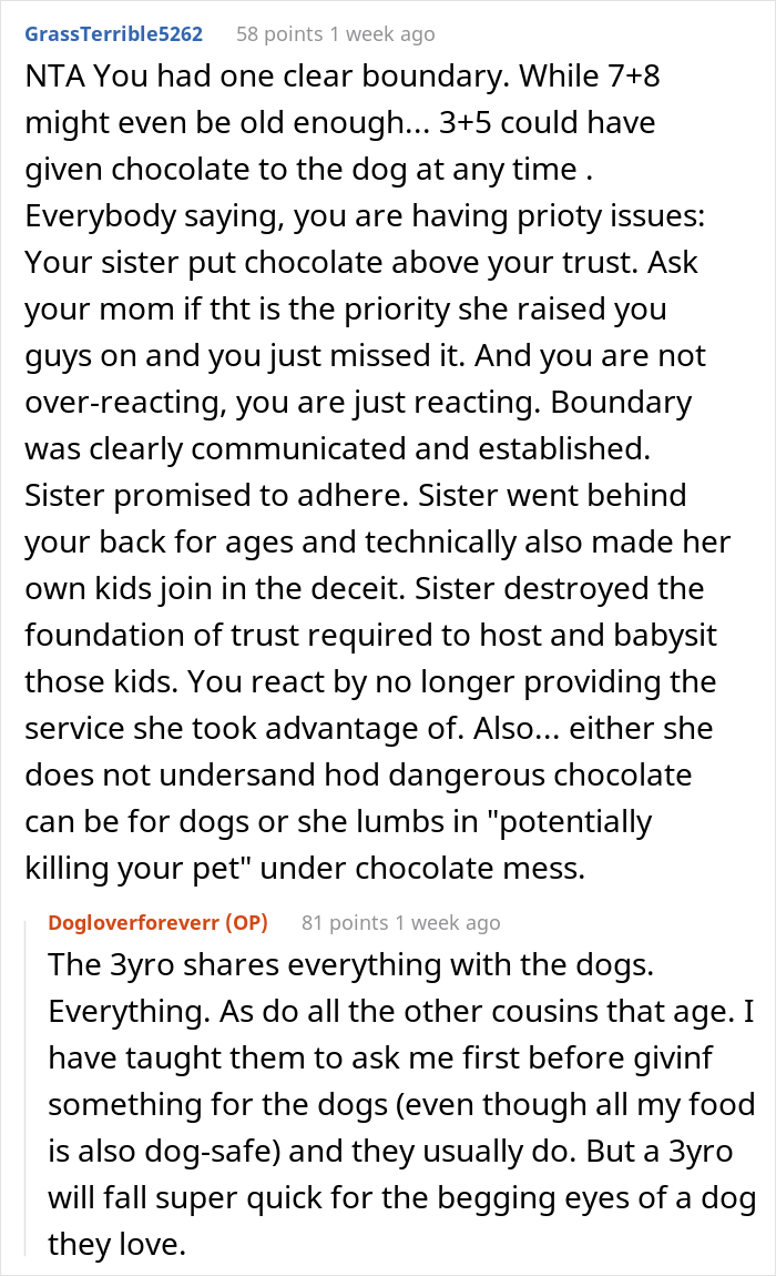 Guy Has A “No Chocolate” Rule While Babysitting His Sibling’s Kids, They Break It So He Says He'll Never Babysit Again Guy Has A “No Chocolate” Rule While Babysitting His Sibling’s Kids, They Break It So He Says He'll Never Babysit Again