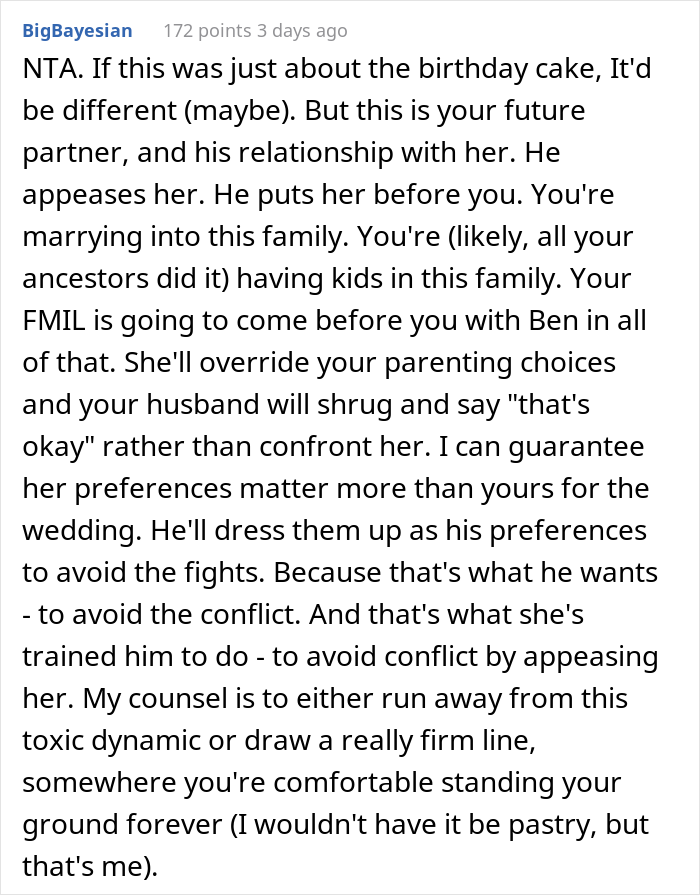 Woman Asks Folks Online If She’s A Jerk For Taking The Cake She Baked For Her Fiance And Leaving His B-Day Party After His Mom Stole Her Thunder Woman Asks Folks Online If She’s A Jerk For Taking The Cake She Baked For Her Fiance And Leaving His B-Day Party After His Mom Stole Her Thunder