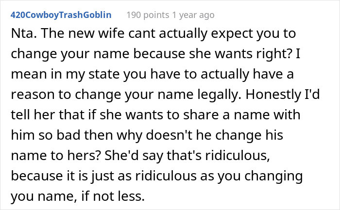 Man Contacts Ex Asking Her To Reconsider After She Refused To Change Her Surname When His New Wife Demanded Her To Do So Man Contacts Ex Asking Her To Reconsider After She Refused To Change Her Surname When His New Wife Demanded Her To Do So