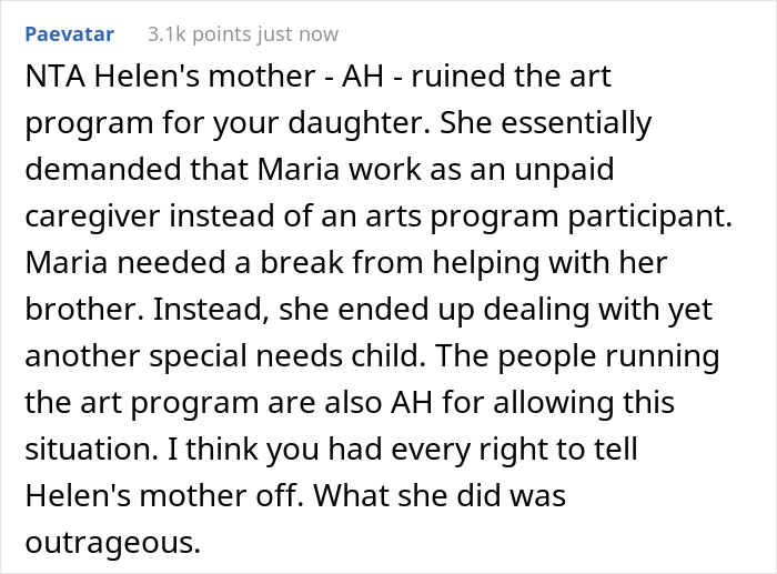 “AITA For Telling A Fellow Mother Of A Special Needs Child That My Daughter Is Not Responsible For Her Child?” “AITA For Telling A Fellow Mother Of A Special Needs Child That My Daughter Is Not Responsible For Her Child?”