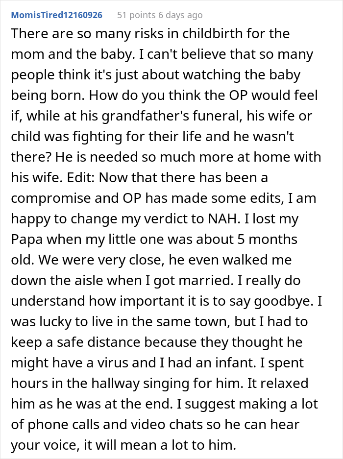 "Am I The Jerk For Wanting To Go Somewhere While My Wife Is Almost Due?" "Am I The Jerk For Wanting To Go Somewhere While My Wife Is Almost Due?"