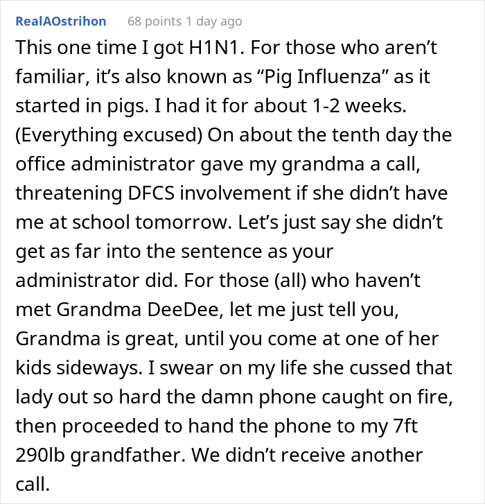 Mom Is Tired Of Calls From School Demanding She Bring Her Daughter To Class Because They Don't Believe She's Actually Sick, So She Maliciously Complies Mom Is Tired Of Calls From School Demanding She Bring Her Daughter To Class Because They Don't Believe She's Actually Sick, So She Maliciously Complies