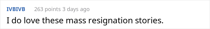 New Manager “Asks For The Resignation Of Anyone Who Doesn't Believe Her Way Will Work By 5 PM The Next Day”, Sales Rep Team Resigns On The Spot New Manager “Asks For The Resignation Of Anyone Who Doesn't Believe Her Way Will Work By 5 PM The Next Day”, Sales Rep Team Resigns On The Spot