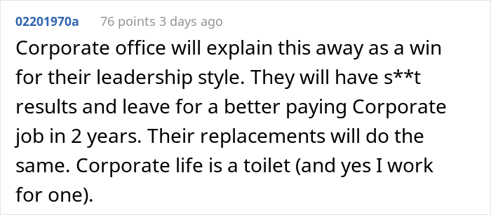 New Manager “Asks For The Resignation Of Anyone Who Doesn't Believe Her Way Will Work By 5 PM The Next Day”, Sales Rep Team Resigns On The Spot New Manager “Asks For The Resignation Of Anyone Who Doesn't Believe Her Way Will Work By 5 PM The Next Day”, Sales Rep Team Resigns On The Spot