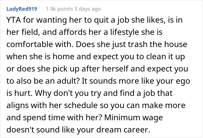 Husband Is Annoyed With Wife Keeping Secrets About Her Job And Having Free Time, Tells Her To Find Another One Husband Is Annoyed With Wife Keeping Secrets About Her Job And Having Free Time, Tells Her To Find Another One