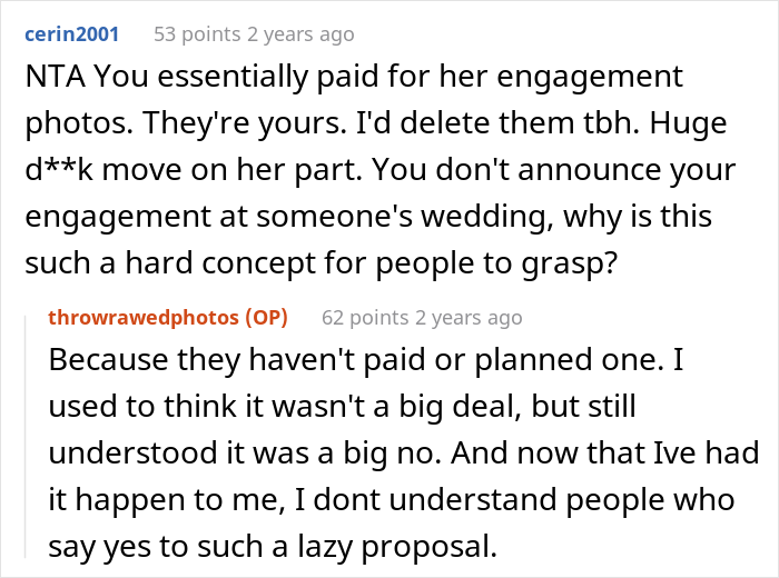 Bride Considers Deleting Her Friend's Engagement Photos, The Internet Supports Her Bride Considers Deleting Her Friend's Engagement Photos, The Internet Supports Her