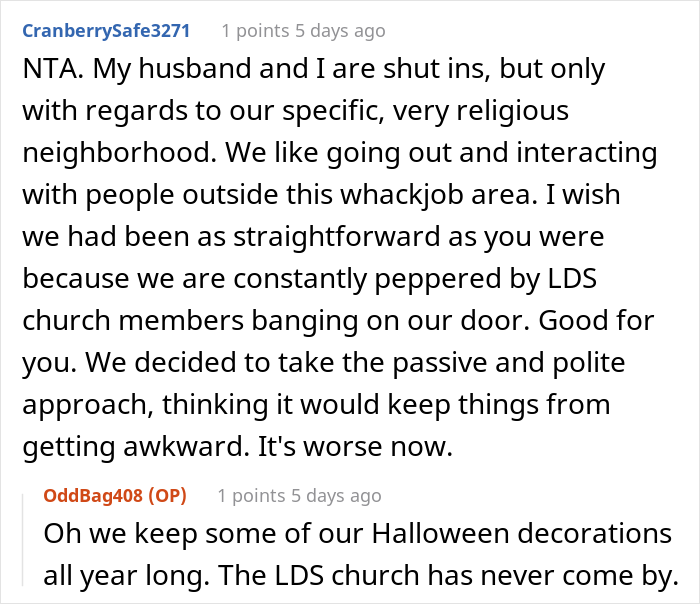 "She Got Visibly Angry And Asked If My Husband Was As Big Of A Jerk As I Was": Woman Told New Neighbor She Doesn't Want To be Friends "She Got Visibly Angry And Asked If My Husband Was As Big Of A Jerk As I Was": Woman Told New Neighbor She Doesn't Want To be Friends