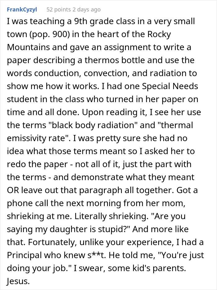 Principal Orders Teacher To Change Lazy Student's Grade Just Because Her Parents Work At School District, They Maliciously Comply Principal Orders Teacher To Change Lazy Student's Grade Just Because Her Parents Work At School District, They Maliciously Comply