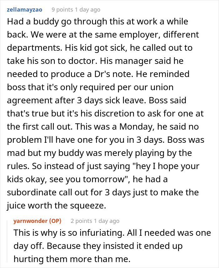 14 Employees Share Stories About Being Asked To Bring A Doctor’s Note Resulting In Way More Time Off Than They Asked For 14 Employees Share Stories About Being Asked To Bring A Doctor’s Note Resulting In Way More Time Off Than They Asked For