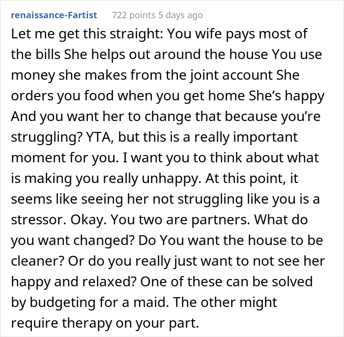 Husband Is Annoyed With Wife Keeping Secrets About Her Job And Having Free Time, Tells Her To Find Another One Husband Is Annoyed With Wife Keeping Secrets About Her Job And Having Free Time, Tells Her To Find Another One