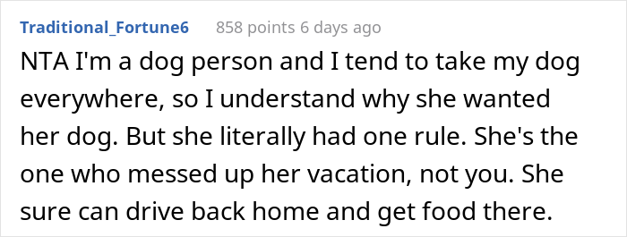 Woman Drops $4,000 For Pet-Free Family Vacation, SIL Tries To Sneak Her Dog Into Airbnb, Woman Cancels And Leaves SIL Stranded