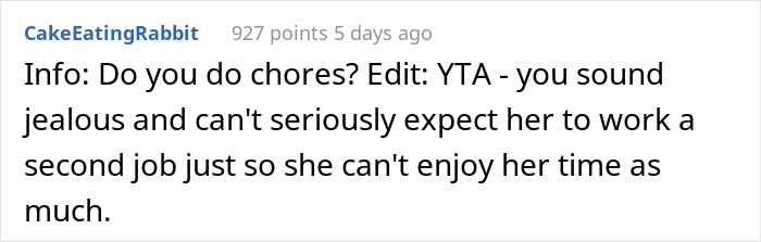 Husband Is Annoyed With Wife Keeping Secrets About Her Job And Having Free Time, Tells Her To Find Another One Husband Is Annoyed With Wife Keeping Secrets About Her Job And Having Free Time, Tells Her To Find Another One