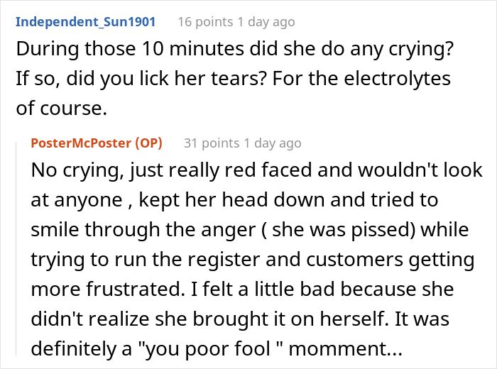 “I Took Out My Store Keys And Handed Them To Her, Much To Her Surprise”: Employee Quits On The Spot, Boss Calls The Cops For Some Reason “I Took Out My Store Keys And Handed Them To Her, Much To Her Surprise”: Employee Quits On The Spot, Boss Calls The Cops For Some Reason