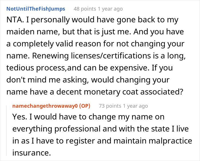 Man Contacts Ex Asking Her To Reconsider After She Refused To Change Her Surname When His New Wife Demanded Her To Do So Man Contacts Ex Asking Her To Reconsider After She Refused To Change Her Surname When His New Wife Demanded Her To Do So