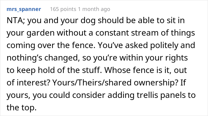 Person Refuses To Put Up With Neighbor's Kid After One Of The Balls He's Constantly Kicking Over The Fence Hits Their Puppy