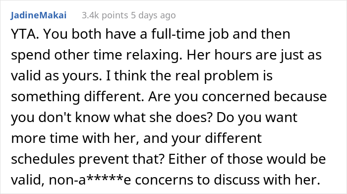 Husband Is Annoyed With Wife Keeping Secrets About Her Job And Having Free Time, Tells Her To Find Another One Husband Is Annoyed With Wife Keeping Secrets About Her Job And Having Free Time, Tells Her To Find Another One