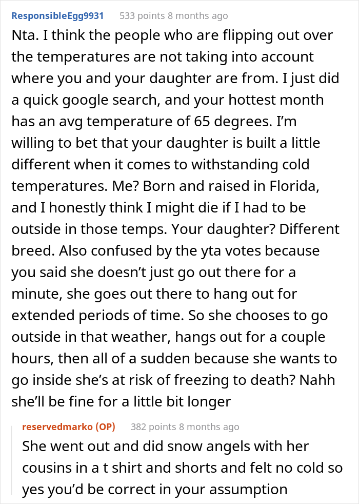 Dad Leaves Daughter On The Roof In 18°F Weather For 2 Hours To Teach Her A Lesson, Wonders If He's The Jerk Dad Leaves Daughter On The Roof In 18°F Weather For 2 Hours To Teach Her A Lesson, Wonders If He's The Jerk