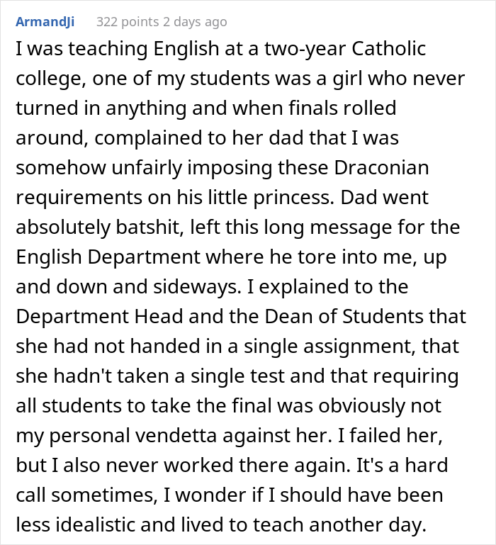 Principal Orders Teacher To Change Lazy Student's Grade Just Because Her Parents Work At School District, They Maliciously Comply Principal Orders Teacher To Change Lazy Student's Grade Just Because Her Parents Work At School District, They Maliciously Comply