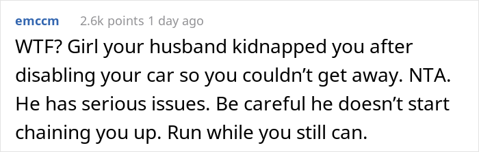 Wife Hijacks Husband’s Car To Leave A Family Party Because He Tricked Her Into Coming To The BBQ Even Though She Had A Shift At Work Wife Hijacks Husband’s Car To Leave A Family Party Because He Tricked Her Into Coming To The BBQ Even Though She Had A Shift At Work