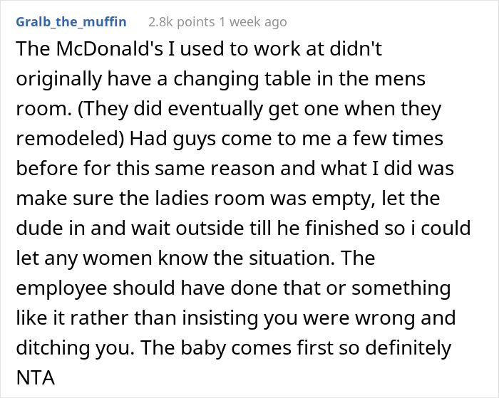 Dad Has To Change Son's Diaper In The Ladies’ Room And Gets Yelled At, Asks If He's The Jerk